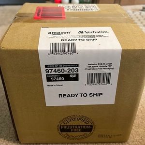 Verbatim DVD’s 100 blank